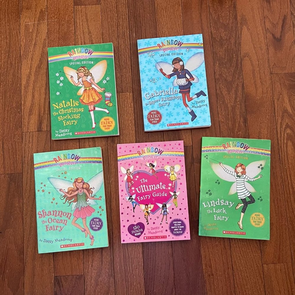 Rainbow Magic Special Edition Books and the Ultimate Fairy Guide Book Paperback